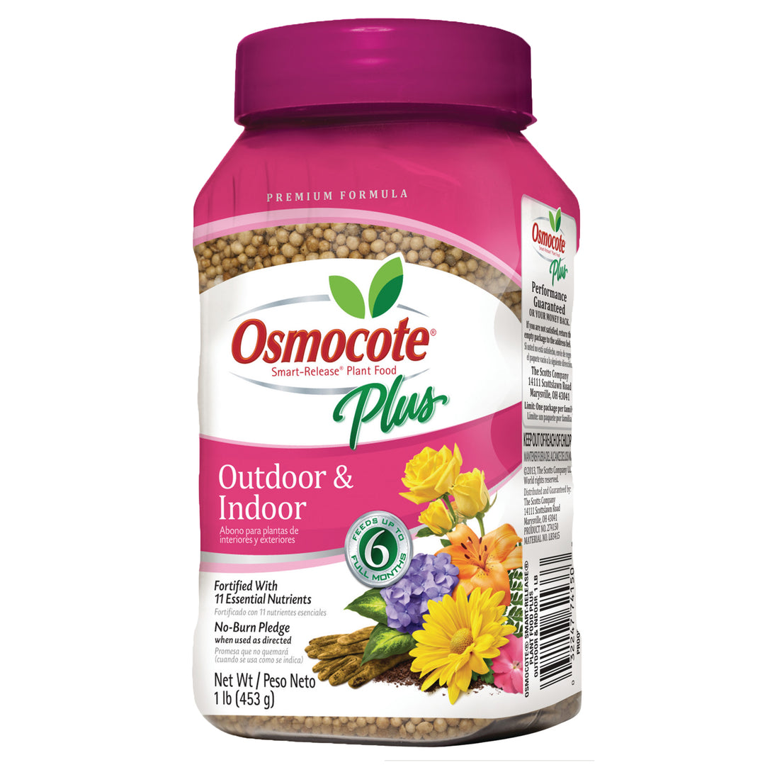 Osmocote Smart-Release Plus Indoor & Outdoor Plant Food, 1 lb