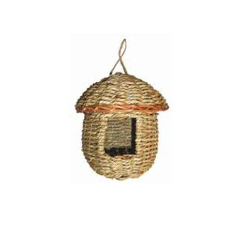 Tan Woven Rope Acorn Roosting Pocket, 9"