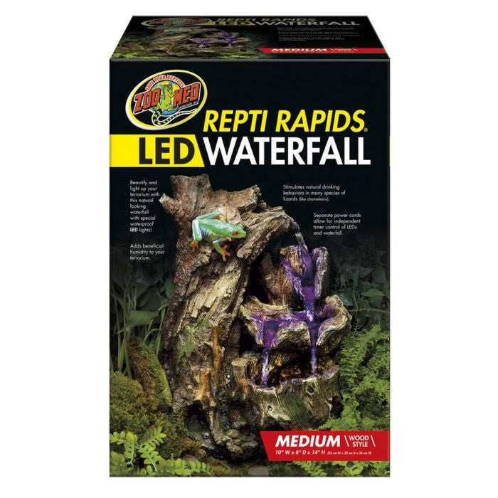 Repti Rapids LED Waterfall, Medium