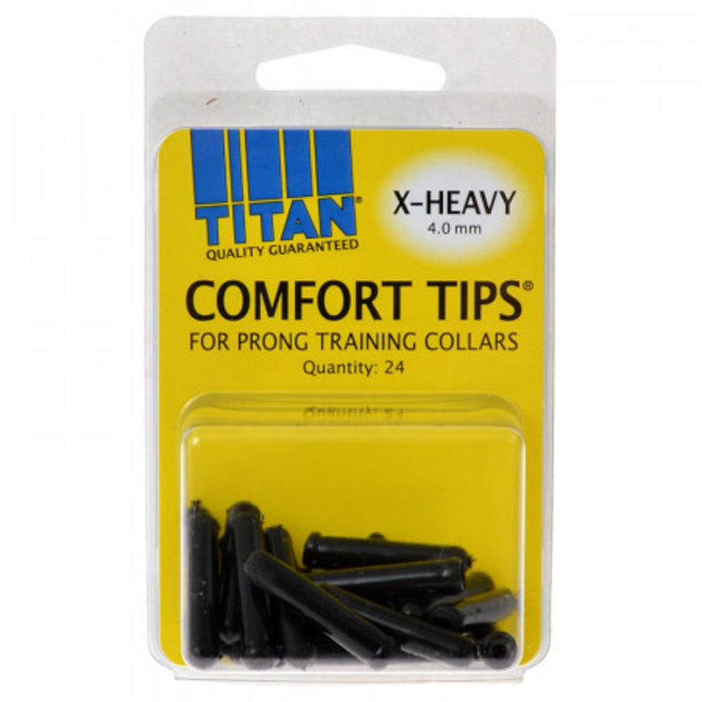 Coastal Pet, Titan Comfort Tips, X-Heavy (4 mm), Black, 24ct