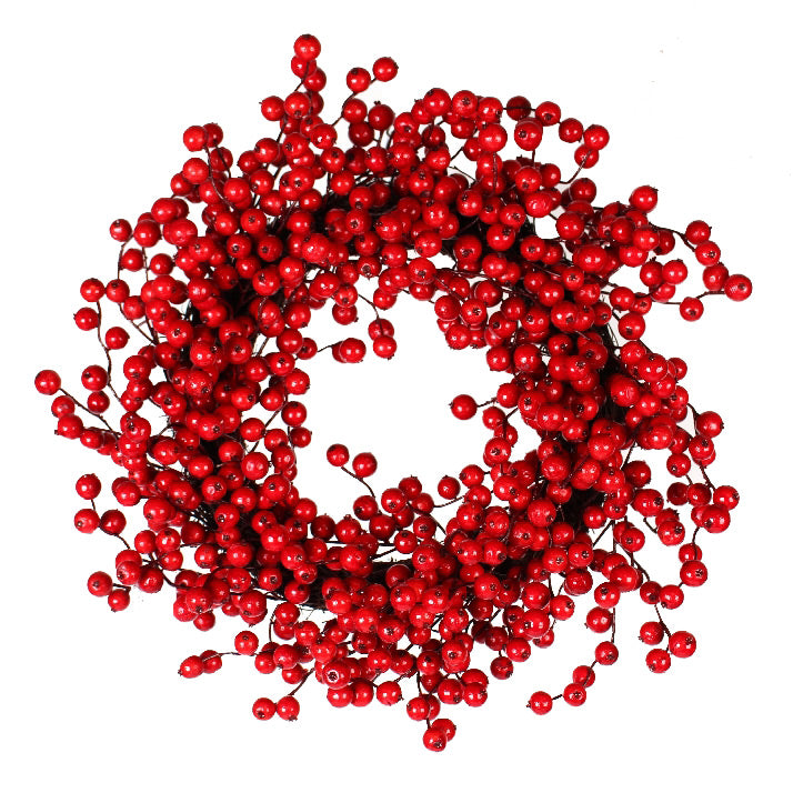 20" Crabapple Wreath, Unlit