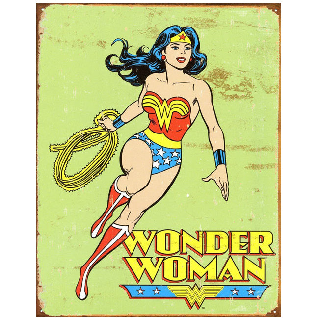 Wonder Woman Retro Sign