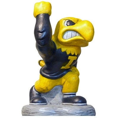 Iowa Herky The Hawk College Mascot Statue