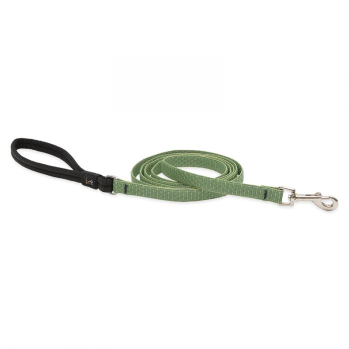 Lupine Eco Dog Leash, 1/2" Wide, 6' Lead, Moss