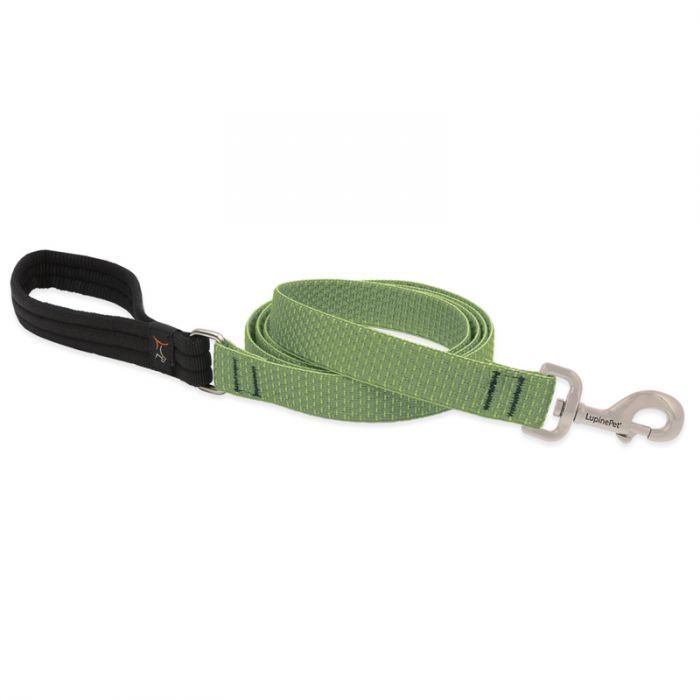 Lupine Eco Dog Leash, 1" Wide, 6' Lead, Moss