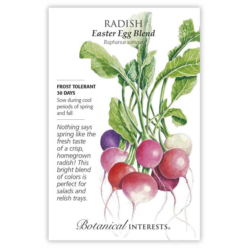Radish, Botanical Interests Easter Egg Blend Seeds