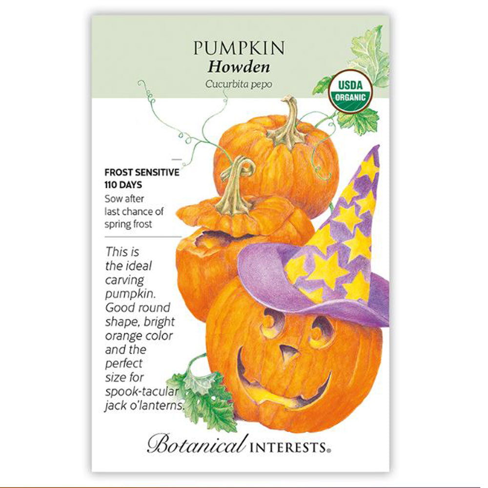 Botanical Interests, Pumpkin, Howden, Organic