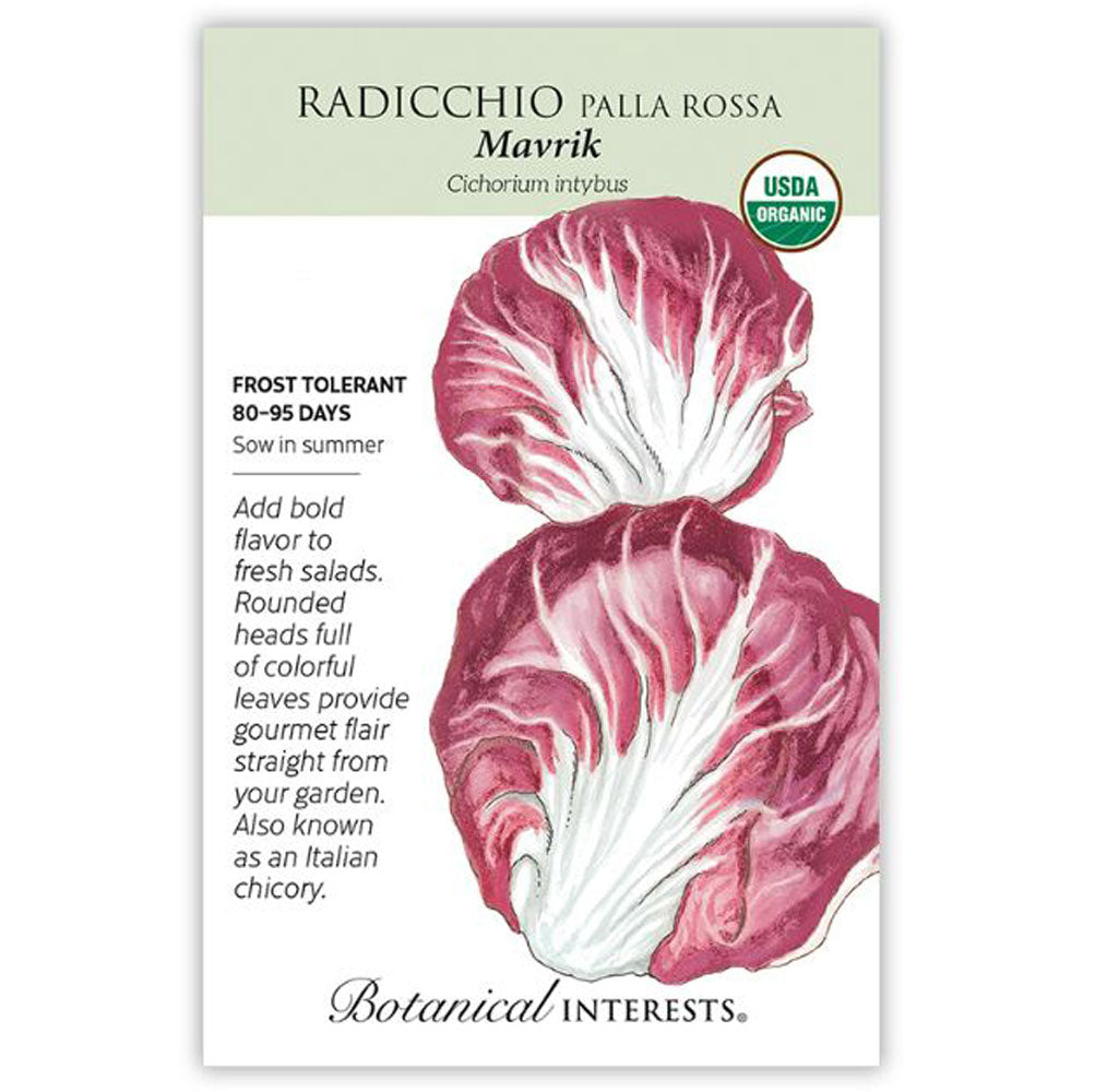 Botanical Interests, Radicchio, Palla Rossa Organic