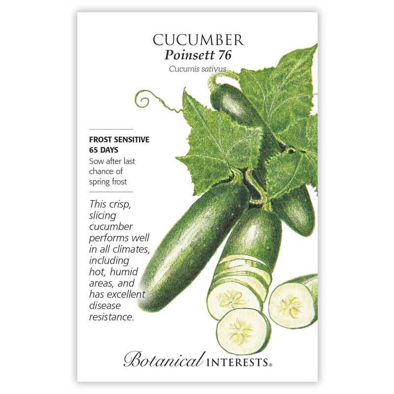 Cucumber, Botanical Interests Poinsett 76 Seeds