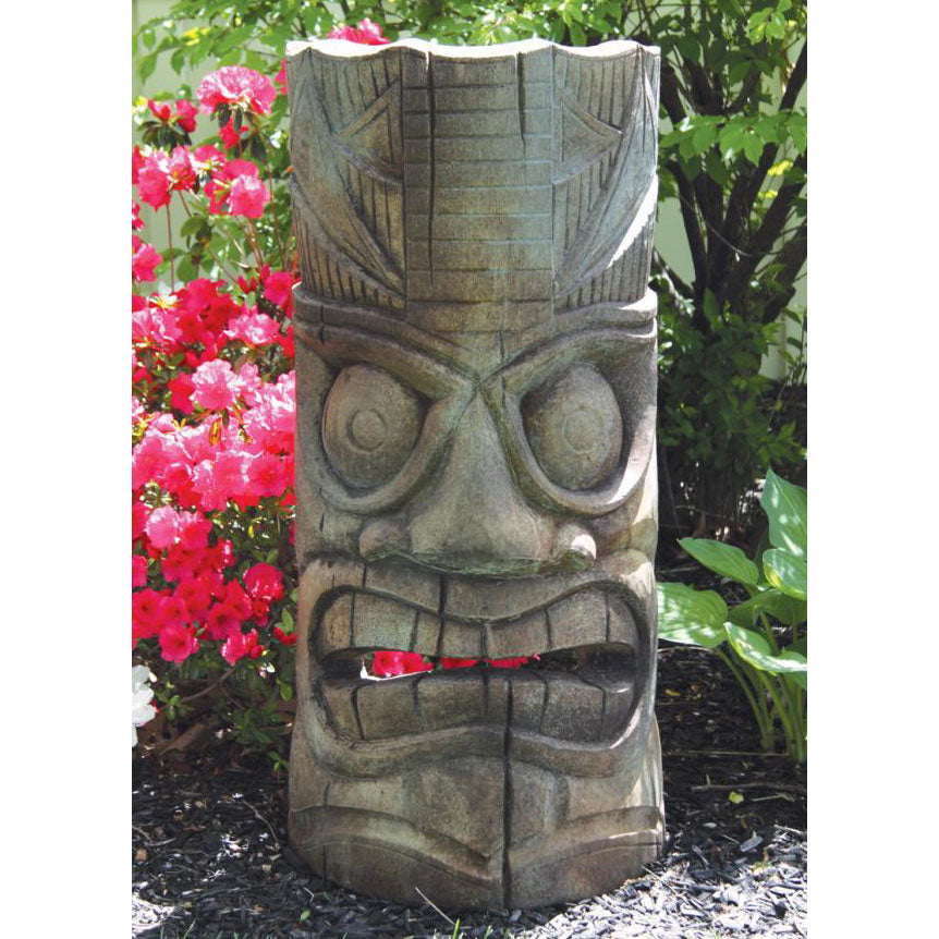 Island Tiki Face Statue, 36"