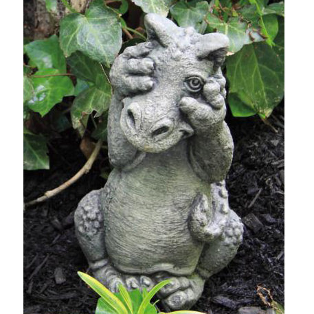Lil Dragon Statue, Peek A Boo