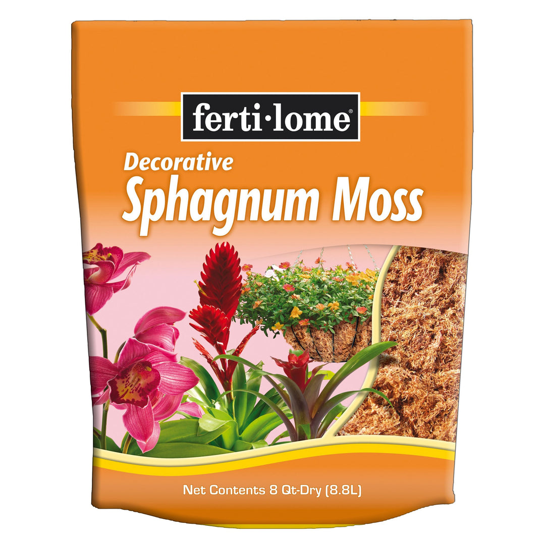 Decorative Floral Peat Moss, Sphagnum, 8 QT