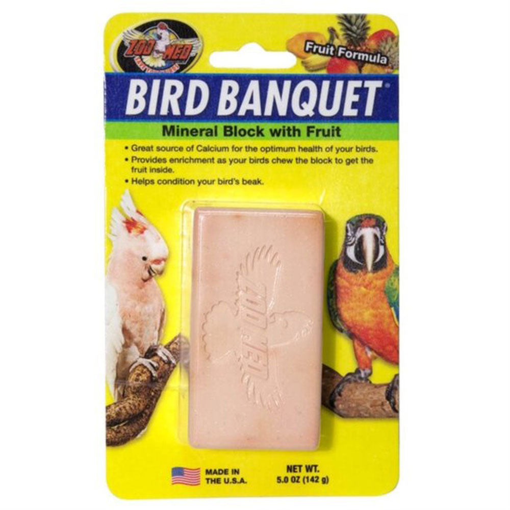 Zoo Med, Bird Banquet Fruit Formula Mineral Block