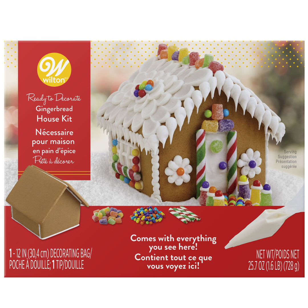 Ready-to-Decorate Gingerbread House Decorating Kit.