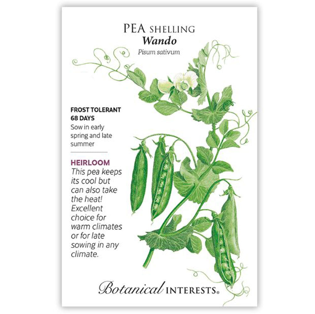 Botanical Interests, Pea, Shelling Wando