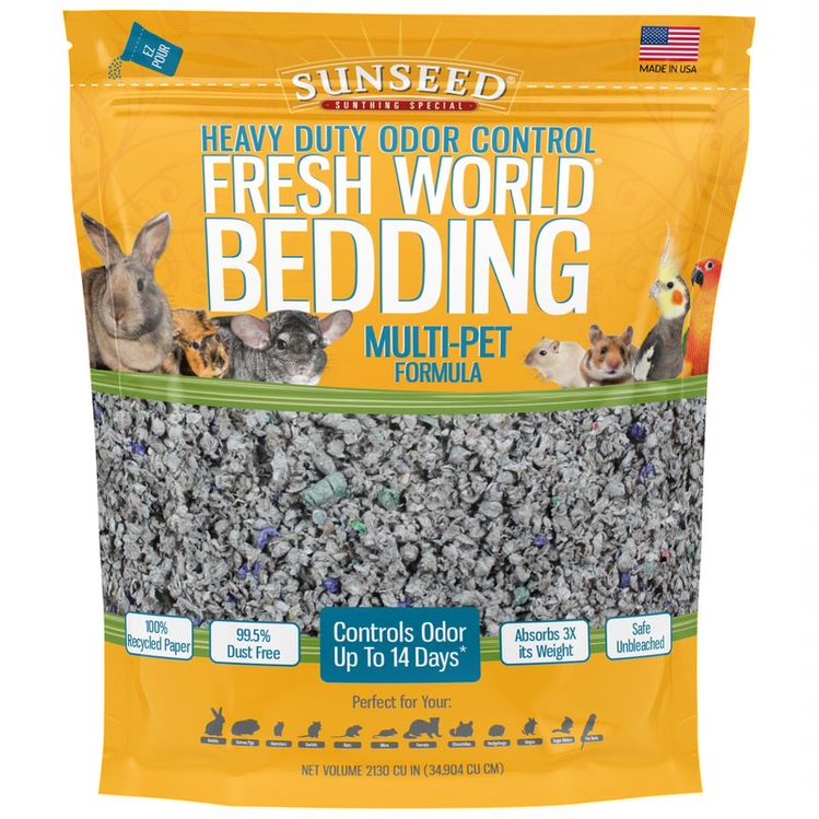 Sunseed Fresh World Multi-Pet Bedding, 2,130 Cu. In.