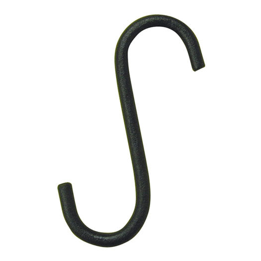 Border Concepts S Hook, Black, 6 Inches
