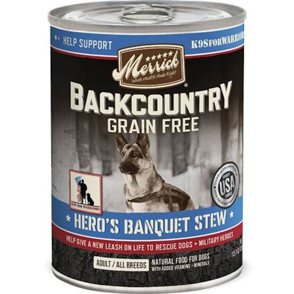 Merrick, Hero's Banquet, 12.7 oz. Can