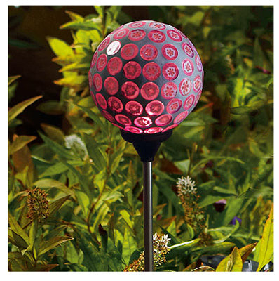 Mosaic Sphere Stake Light-Lilac
