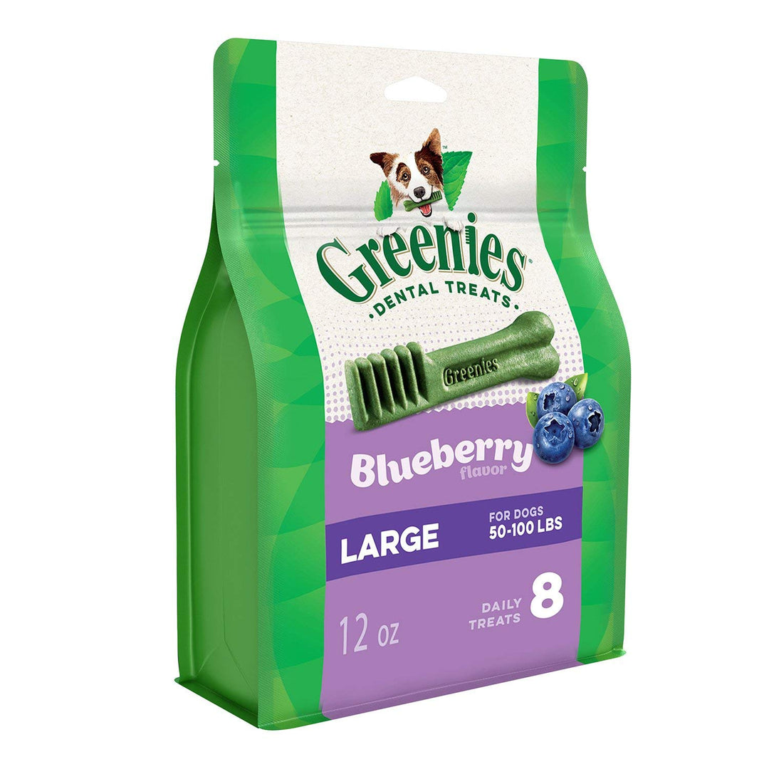 Greenies Large Blueberry Flavor Dental Treats-12 oz