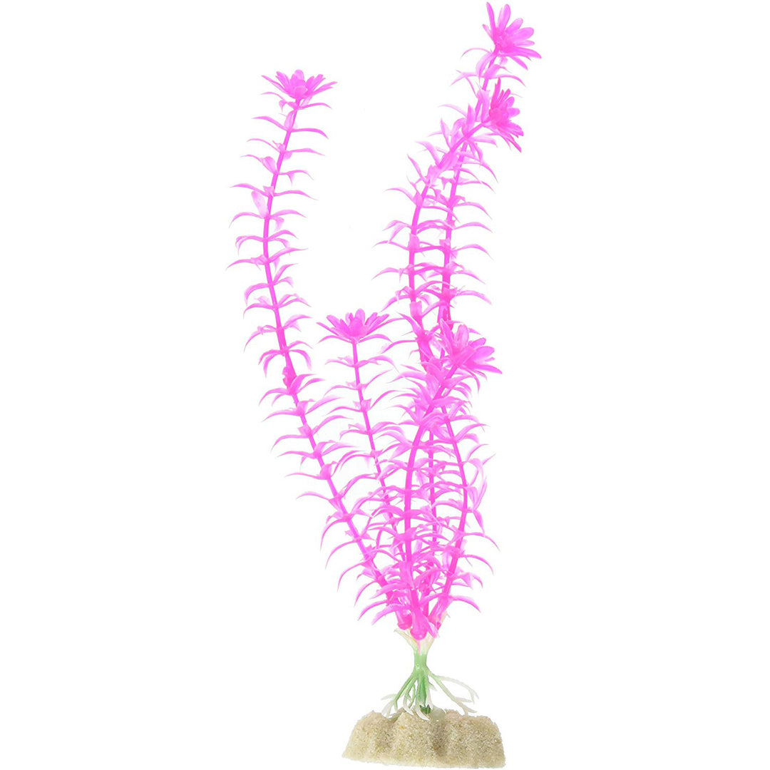 Tetra GloFish Aquarium Plant, Pink, Large