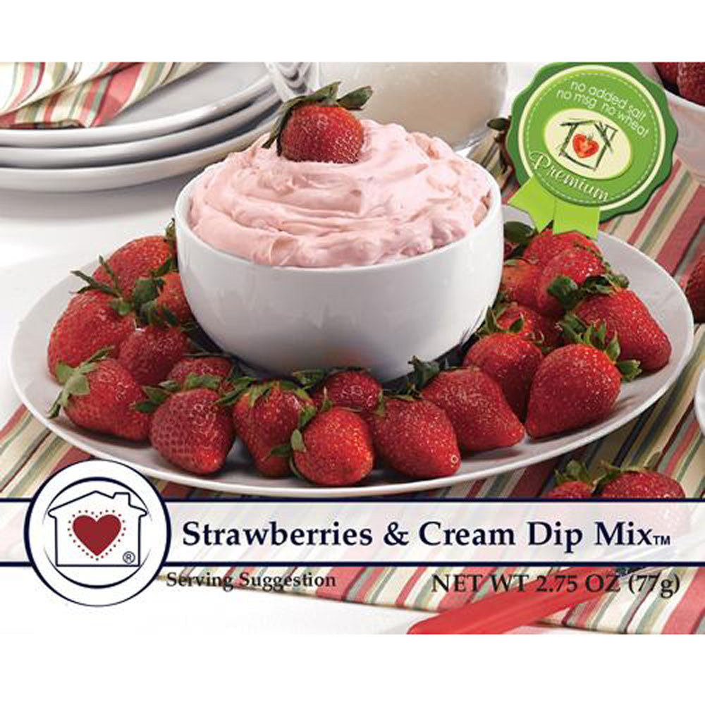 Country Home Creations, Strawberries & Cream Dip Mix, 2.75 oz.