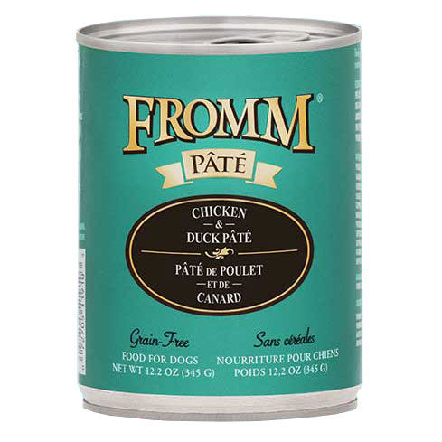Fromm Chicken & Duck Pâté Canned Dog Food, 12.2 oz.