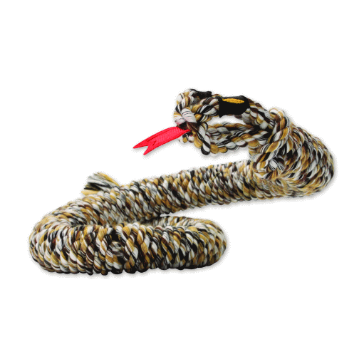 Mammoth Medium SnakeBiter Rope Toy, Color Varies, 34"