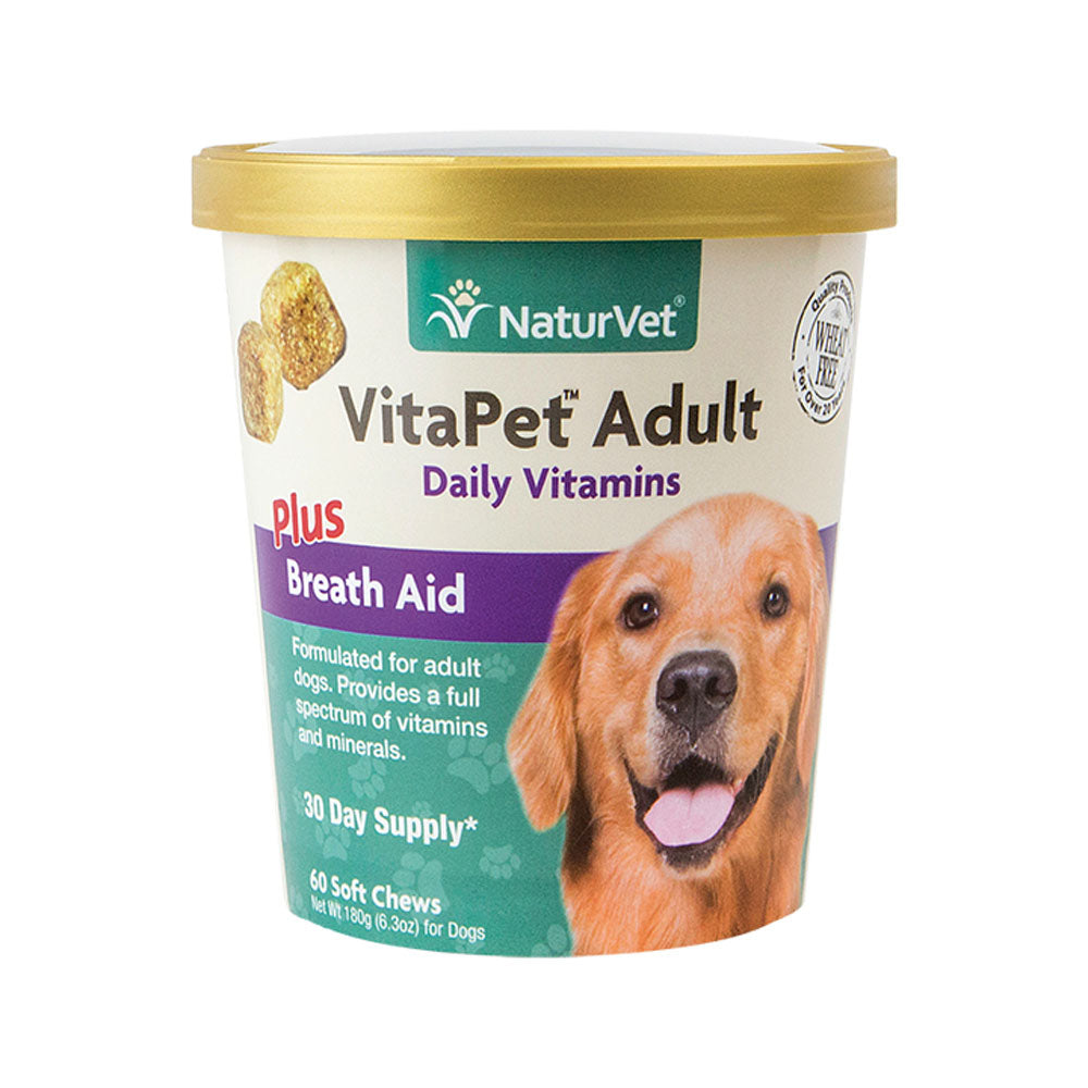 Naturvet VitaPet Adult Daily Vitamins Soft Chews, 60 CT