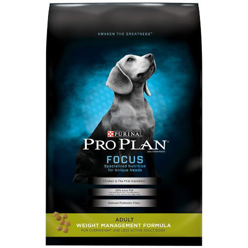 Purina Pro Plan Focus Adult Weight Management Dog Food, 34 LB