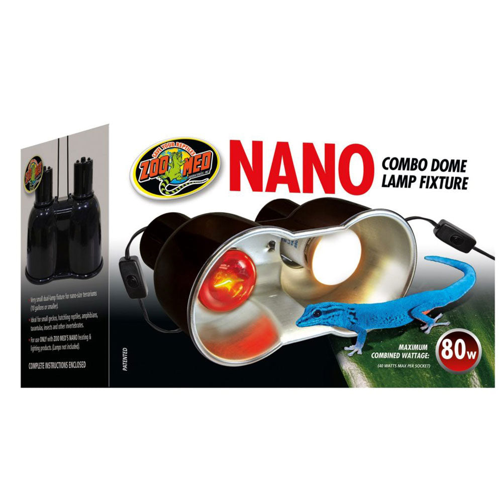 Zoo Med, Nano Combo Dome Lamp Fixture, 40 W