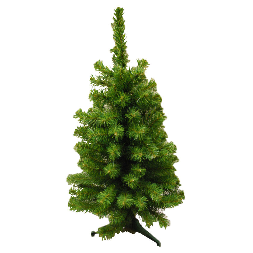 2' Norway Pine Christmas Tree, Pre-Lit Multicolor Lights