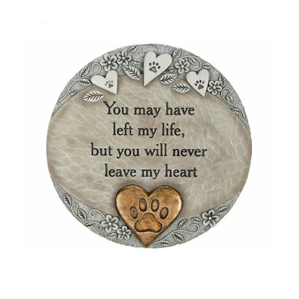 Carson, Pet Heart Garden Stone