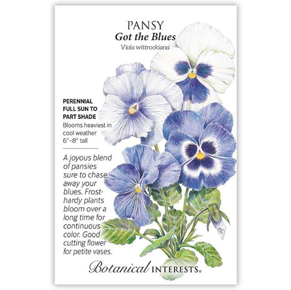 Botanical Interests, Pansy Got The Blues