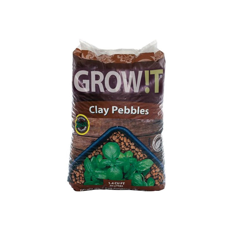 Grow!t LECA Clay Pebbles, 40 L
