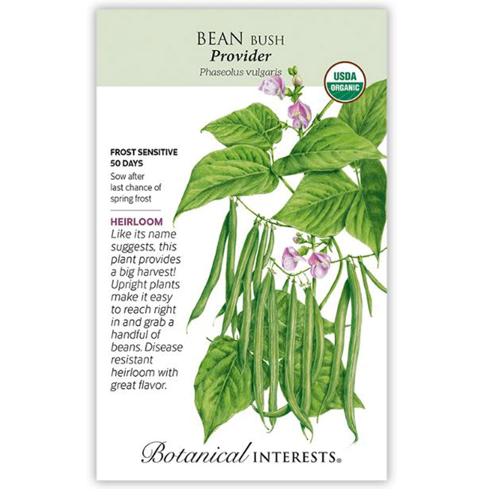 Botanical Interests, Bean Bush, Provider Organic