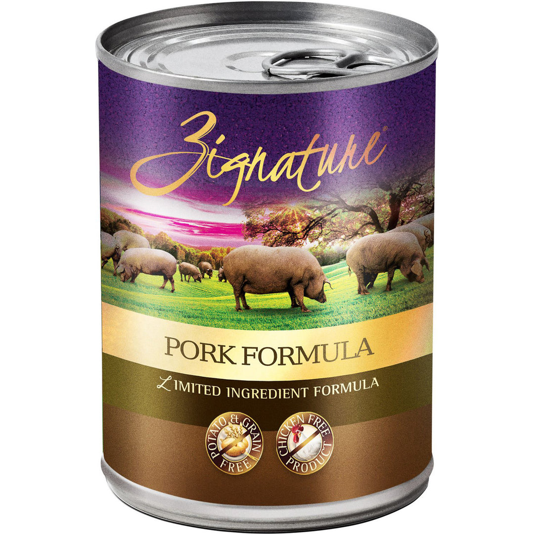 Zignature Pork Formula, 13 oz. Canned Dog Food