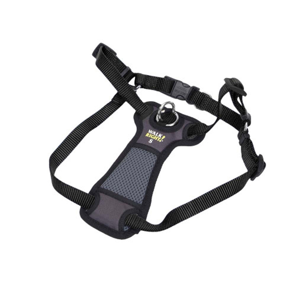 Coastal Pet, Walk Right Black Harness, Small