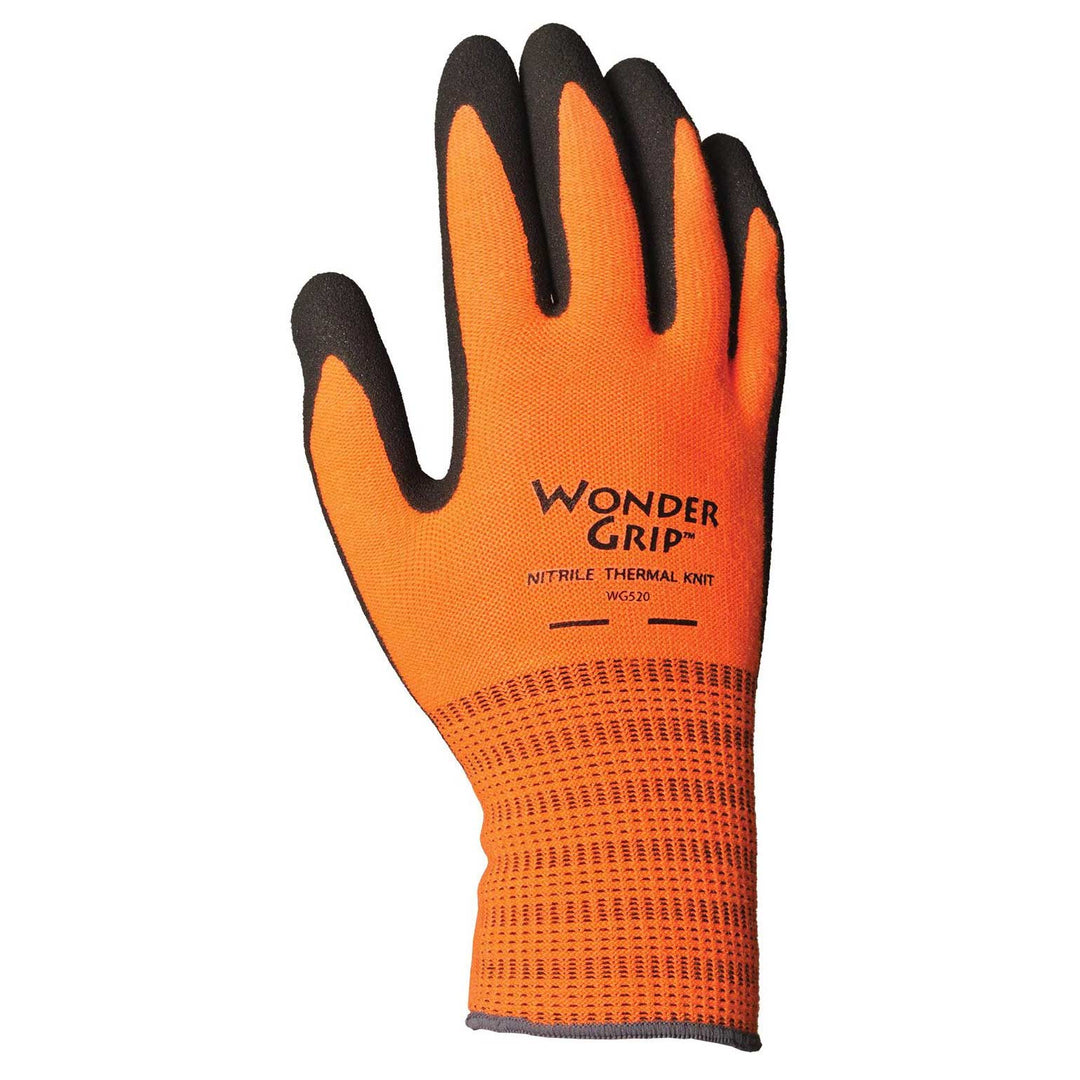 Wonder Grip Insulated Knit Textured Work Gloves, Medium