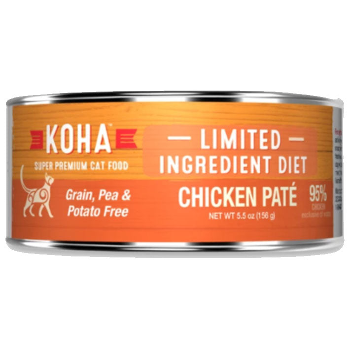 Koha Limited Ingredient Diet Chicken Pate Canned Cat Food, 5.5 oz. Can