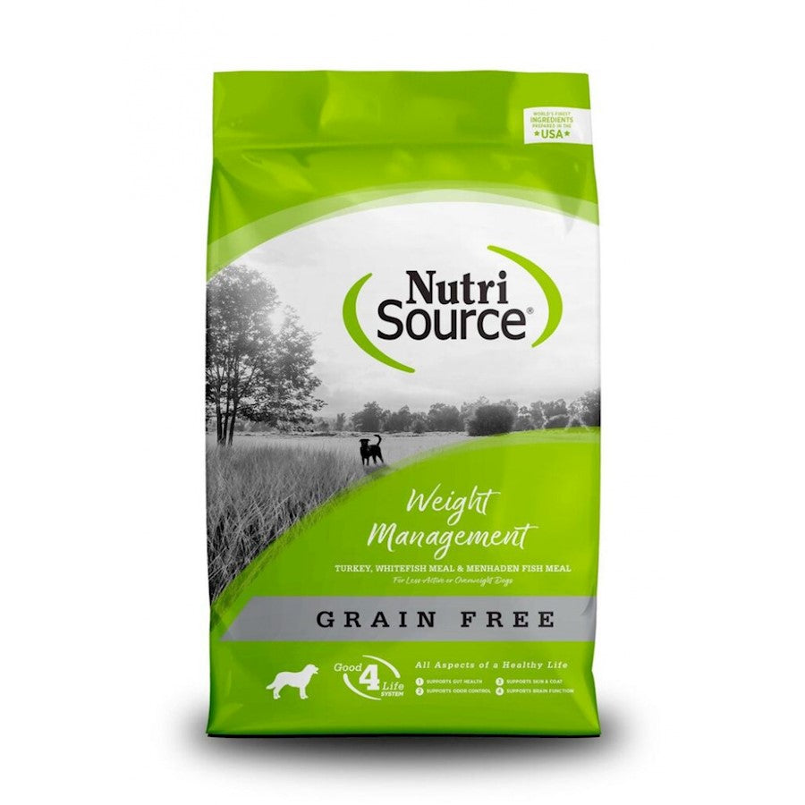 NutriSource Grain-Free Weight Management Turkey & Whitefish