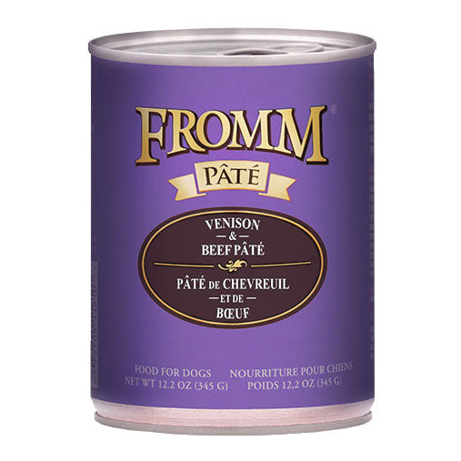 Fromm Venison & Beef Pâté Canned Dog Food, 12.2 oz.