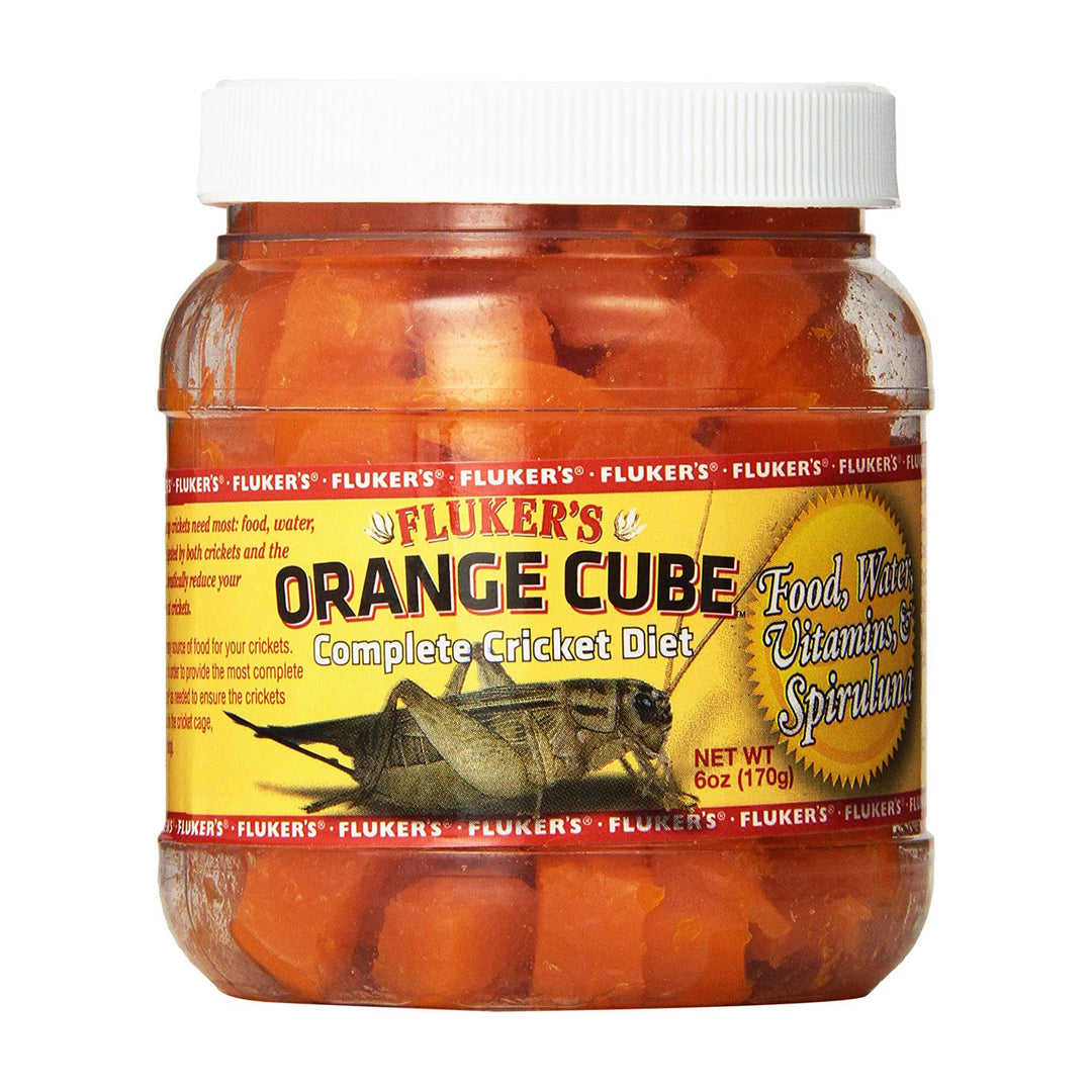 Fluker's, Orange Cube Complete Cricket Diet, 6 oz