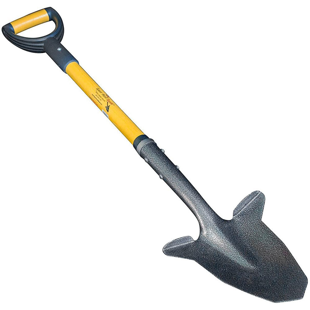 Spear Head Spade, Short Handle, Yellow