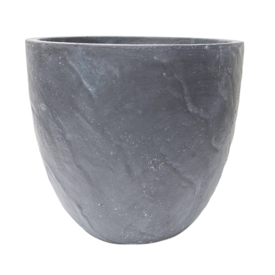 Border Concepts 18" Slate Finish Egg Pot, Gray
