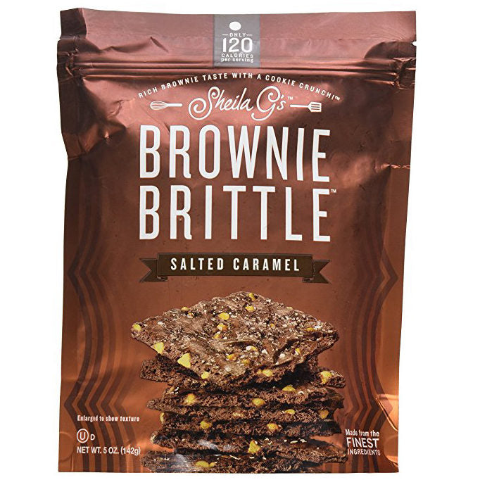 SALTED CARAMEL BROWNIE BRITTLE, 5 OZ