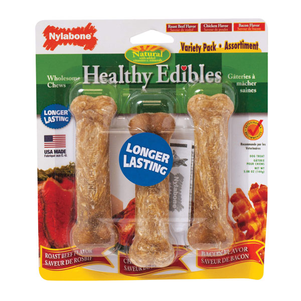 Nylabone Healthy Edibles Variety Pack-3 Pack