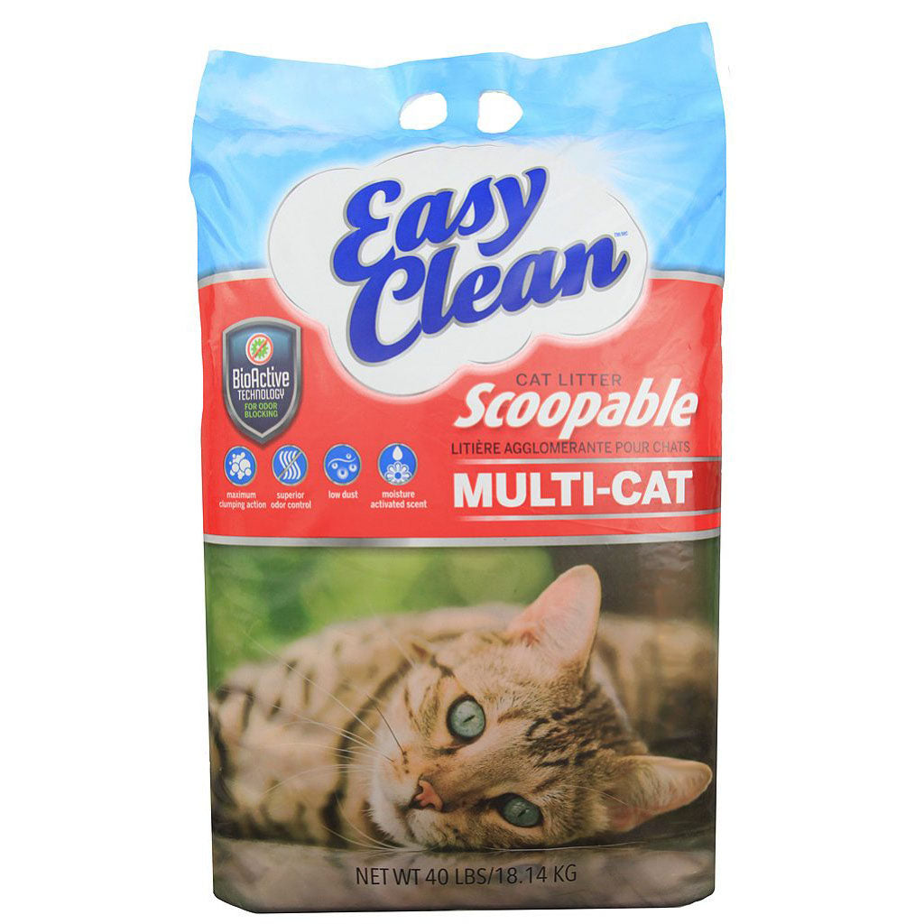 Pestell Easy Clean Multi-Cat Clumping Cat Litter-20 lbs