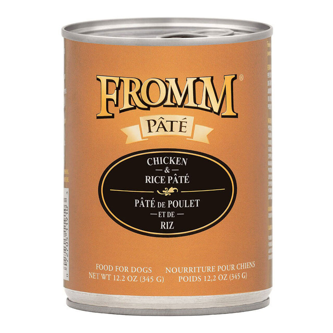 Fromm Chicken & Rice Pâté Canned Dog Food, 12.2 oz.