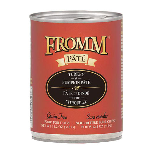 Fromm Turkey & Pumpkin Pâté Canned Dog Food, 12.2 oz.
